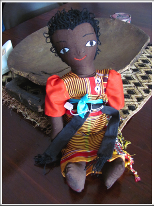 African Dolls with Baby on Back
$29.50