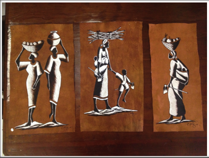 Beautiful Ugandan Art 
on Bark Fibre
$40