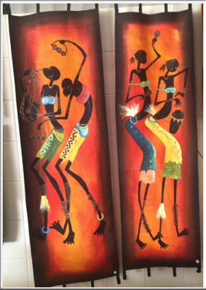 Paintings on linen
'Ugandan Dancers'
$180    SOLD
